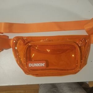 Dunkin' Orange Transparent Fanny Pack